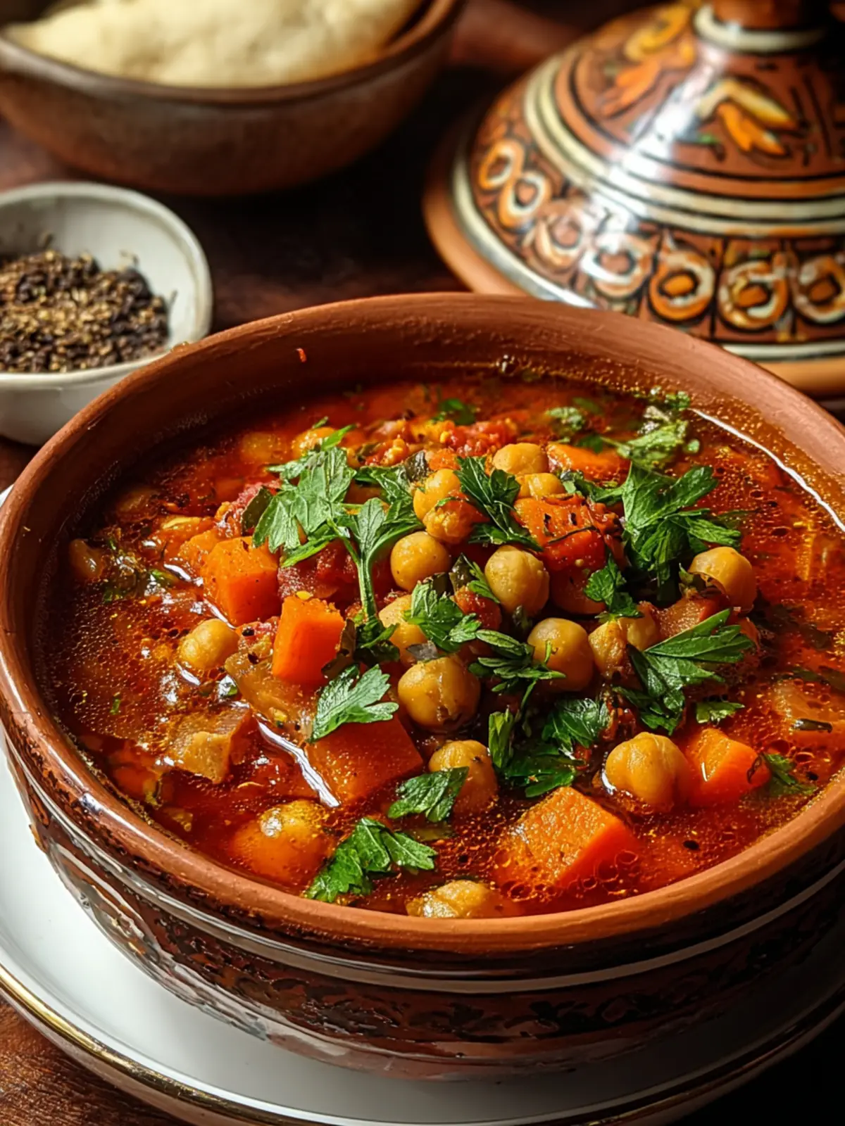 Irresistible Moroccan Spiced Chickpea Stew Recipe First Image