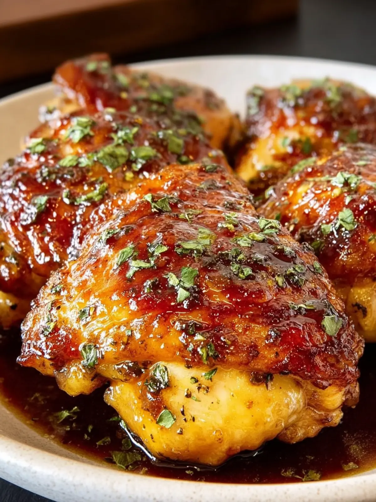 Irresistible Smoked Maple Glazed Chicken Thighs Recipe First Image