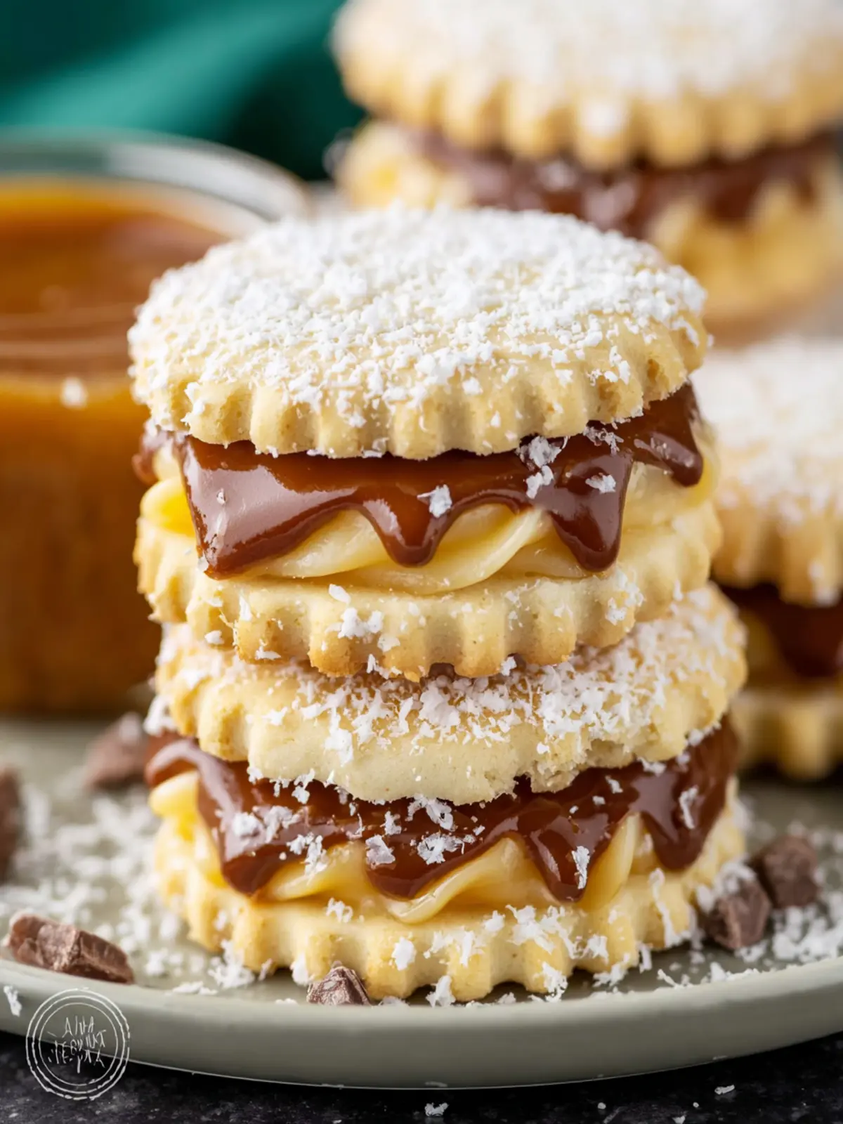 Alfajores – Dulce De Leche Sandwich Cookies First Image