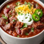 Slow Cooker Steak Chili: A Deep, Hearty Comfort Food Classic First Image