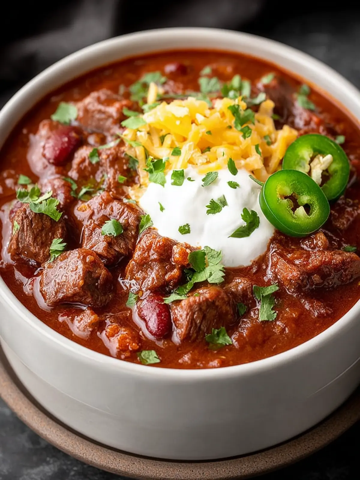Slow Cooker Steak Chili: A Deep, Hearty Comfort Food Classic First Image