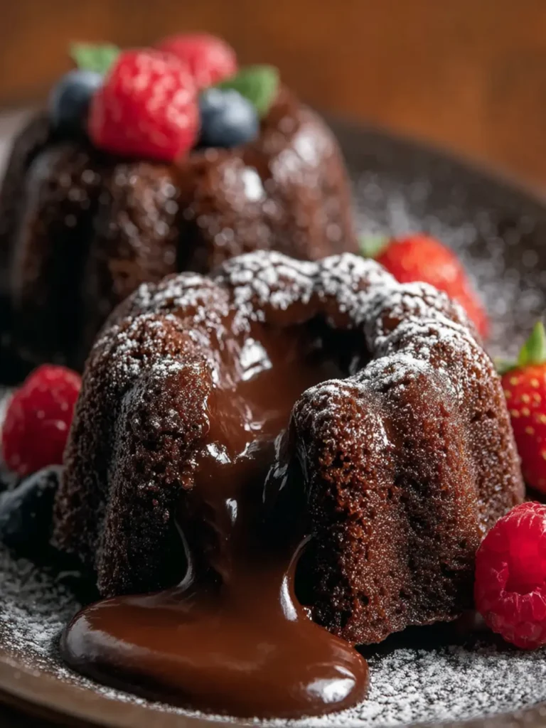 Mini Chocolate Lava Bundt Cakes: A Decadent Delight Awaits! First Image