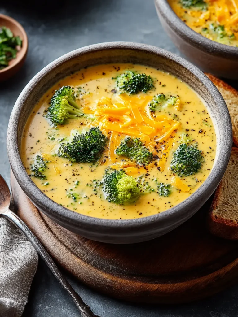 Ultimate Broccoli Cheese Soup: Creamy Comfort in a Bowl First Image