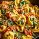 Creamy Spinach Tomato Tortellini: An Incredible Ultimate Recipe First Image