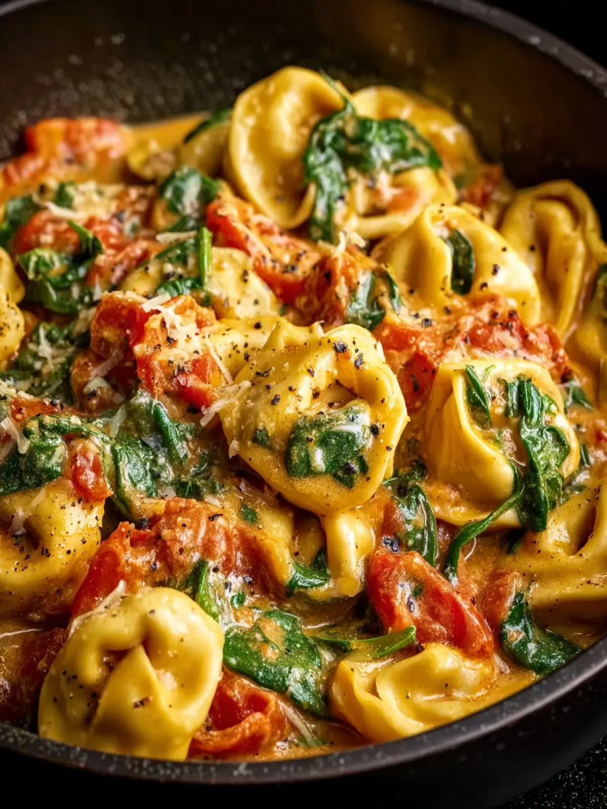 Creamy Spinach Tomato Tortellini: An Incredible Ultimate Recipe First Image