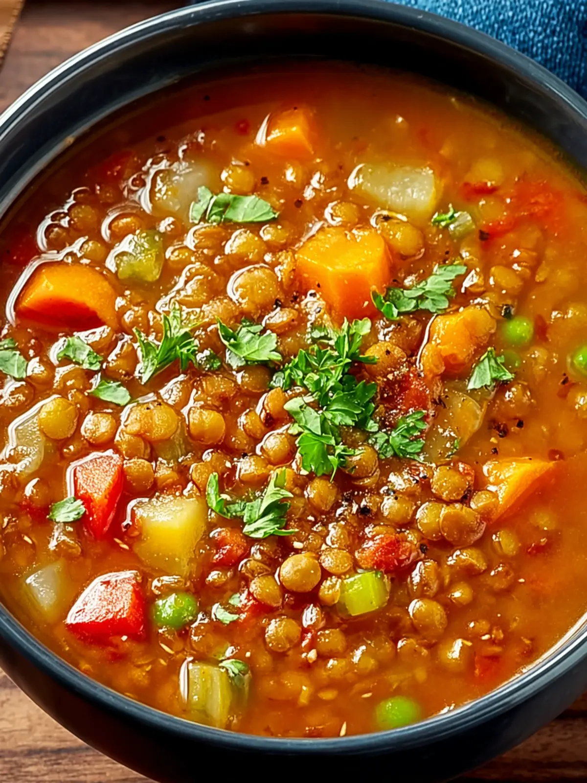 Cozy Lentil Soup Recipe – A Warm Bowl of Comfort First Image