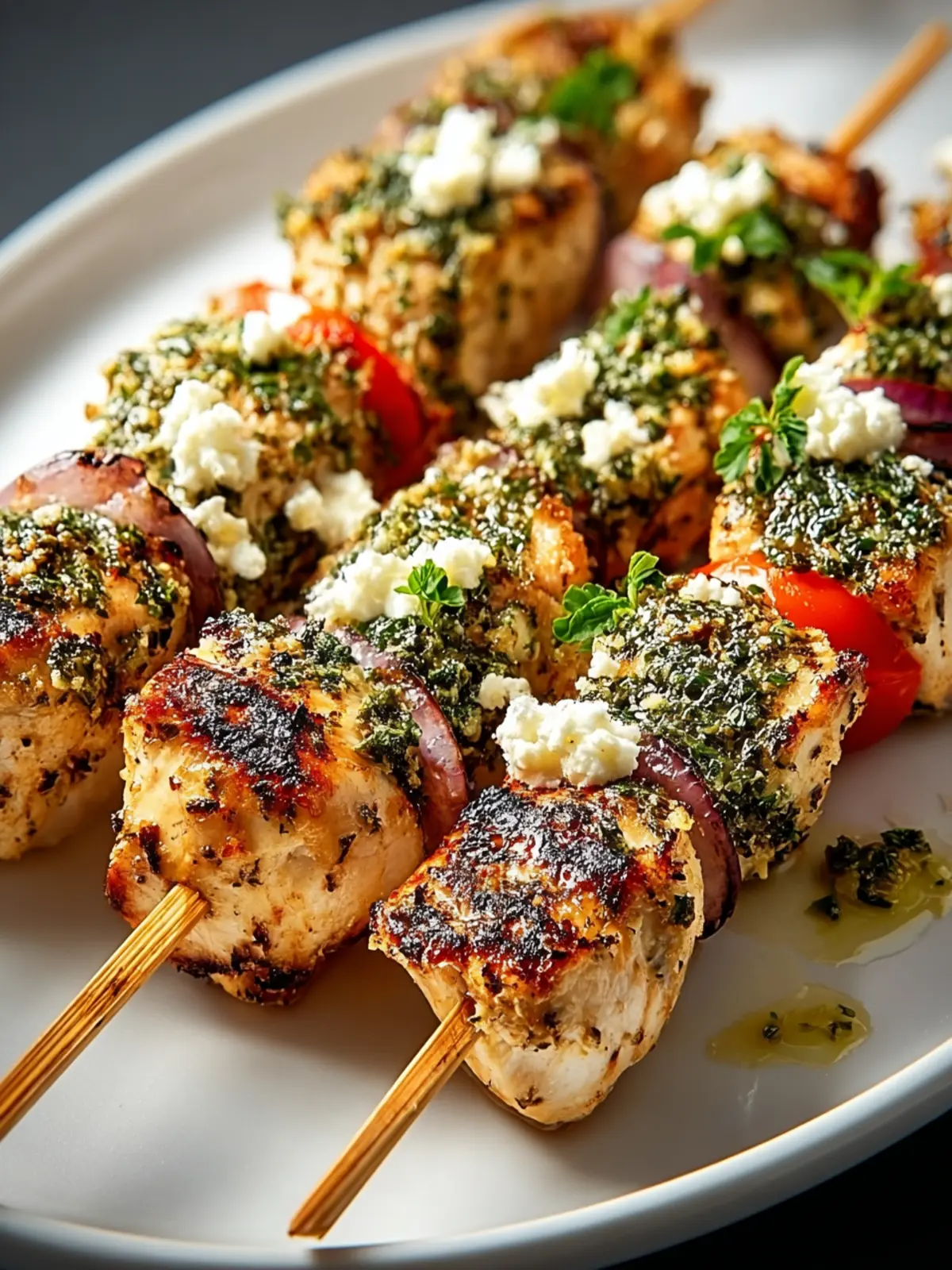 Irresistible Ranch Garlic Parmesan Chicken Skewers Recipe First Image