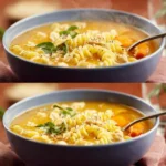 Quick and Easy Italian Penicillin Soup (Chicken Noodle Soup) First Image