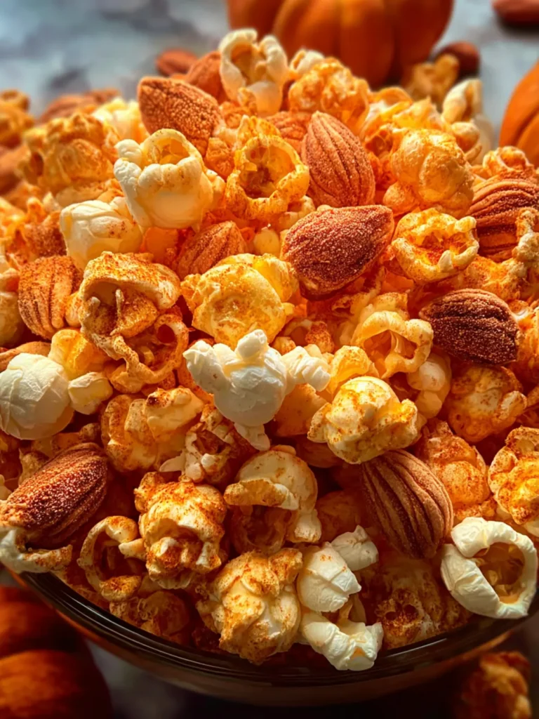 Irresistible Pumpkin Spice Popcorn Mix Recipe for Fall First Image