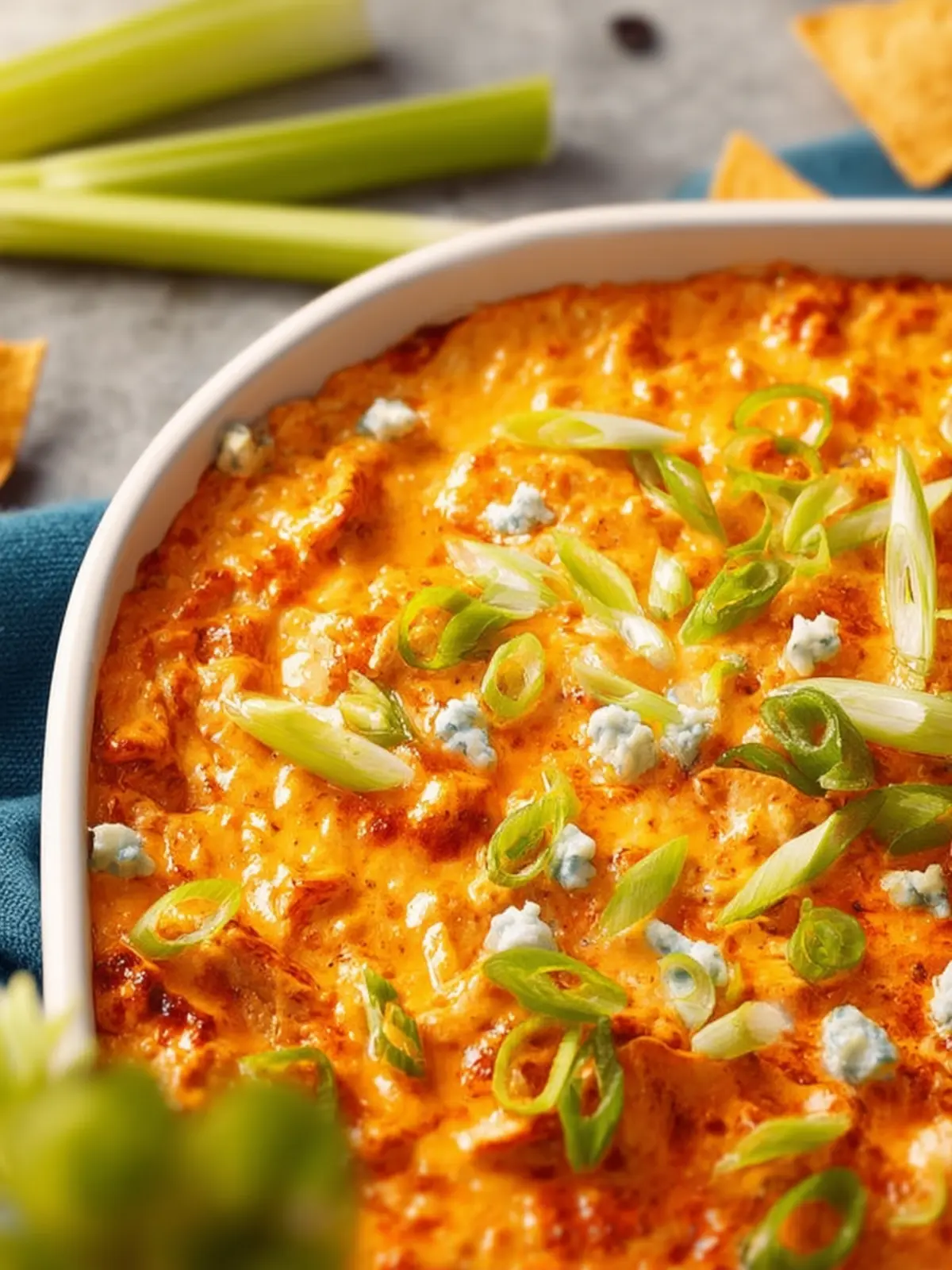 Healthy Buffalo Chicken Dip First Image