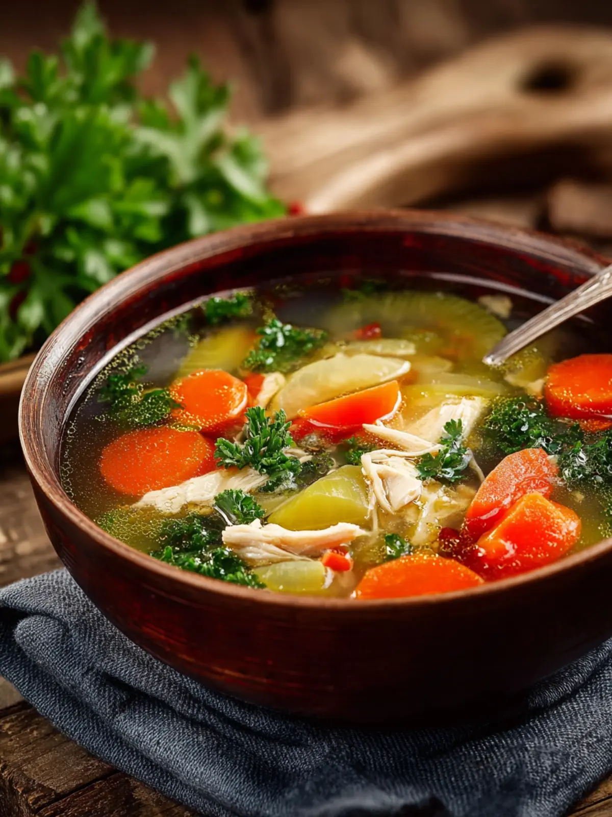 Easy Gut Healing Chicken Soup: A Healthy Delight First Image