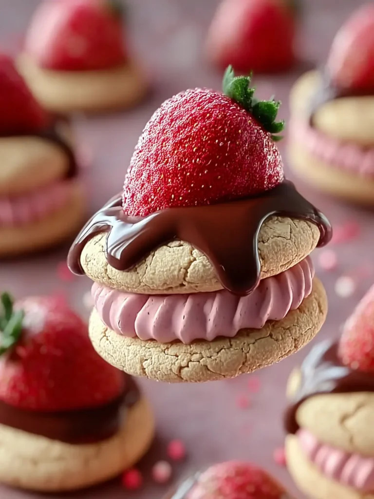 Irresistible Strawberry Kiss Cookies Recipe for Joyful Moments First Image