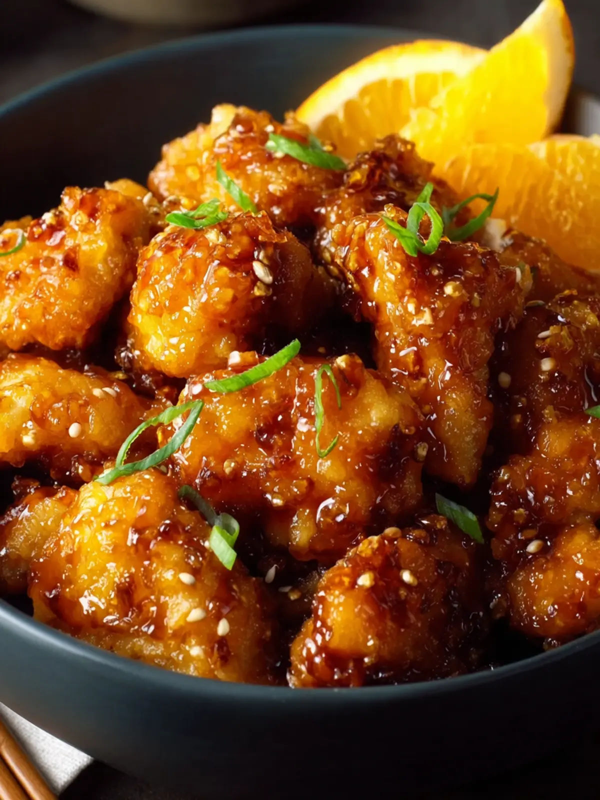Air Fryer Orange Chicken First Image