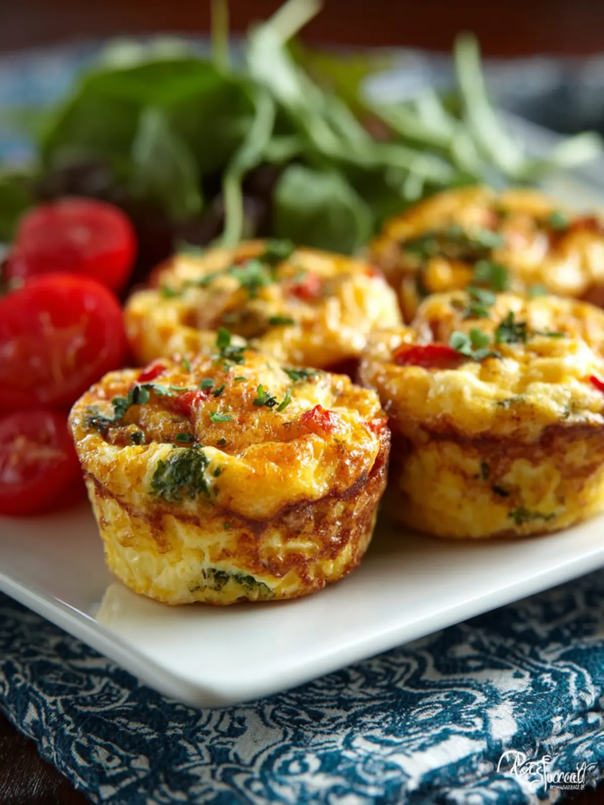 Baked Cottage Cheese Egg Muffins First Image