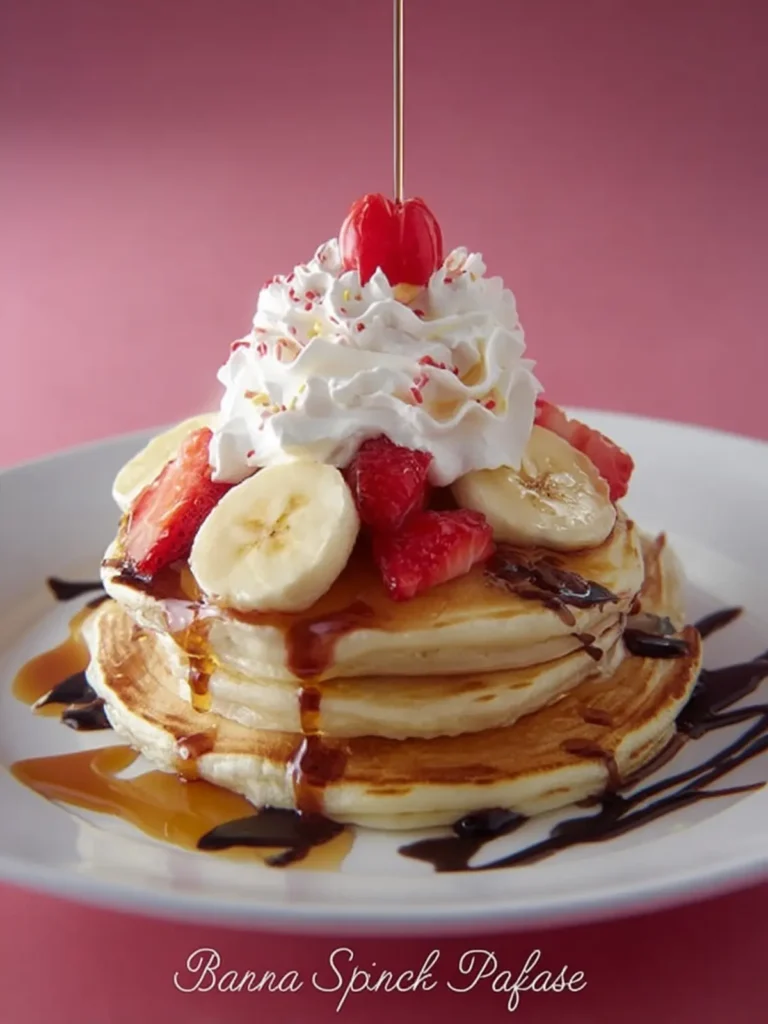 Banana Split Pancakes First Image