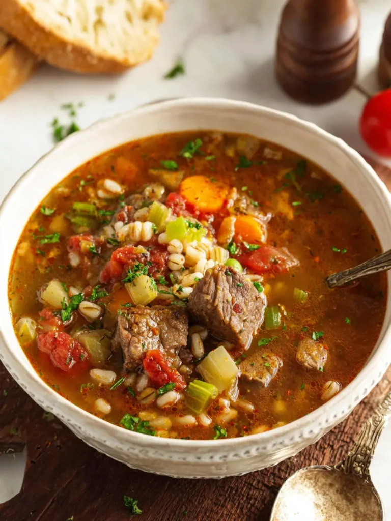 Beef Barley Soup First Image