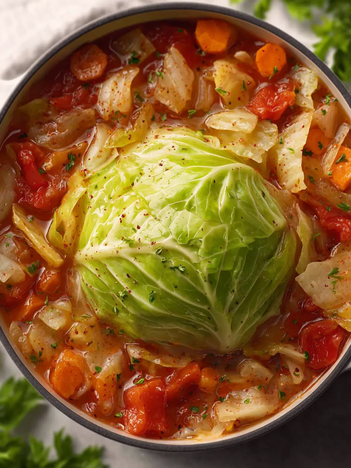 Cabbage Soup Recipe First Image