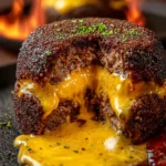 Cheeseburger Lava Cake Molten Melt First Image
