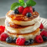 Cottage Cheese Pancakes First Image