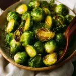 Garlic Roasted Brussels Sprouts First Image