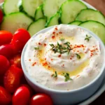 Greek Yogurt Vegetable Dip First Image