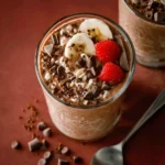 Healthy Chocolate Overnight Oats First Image