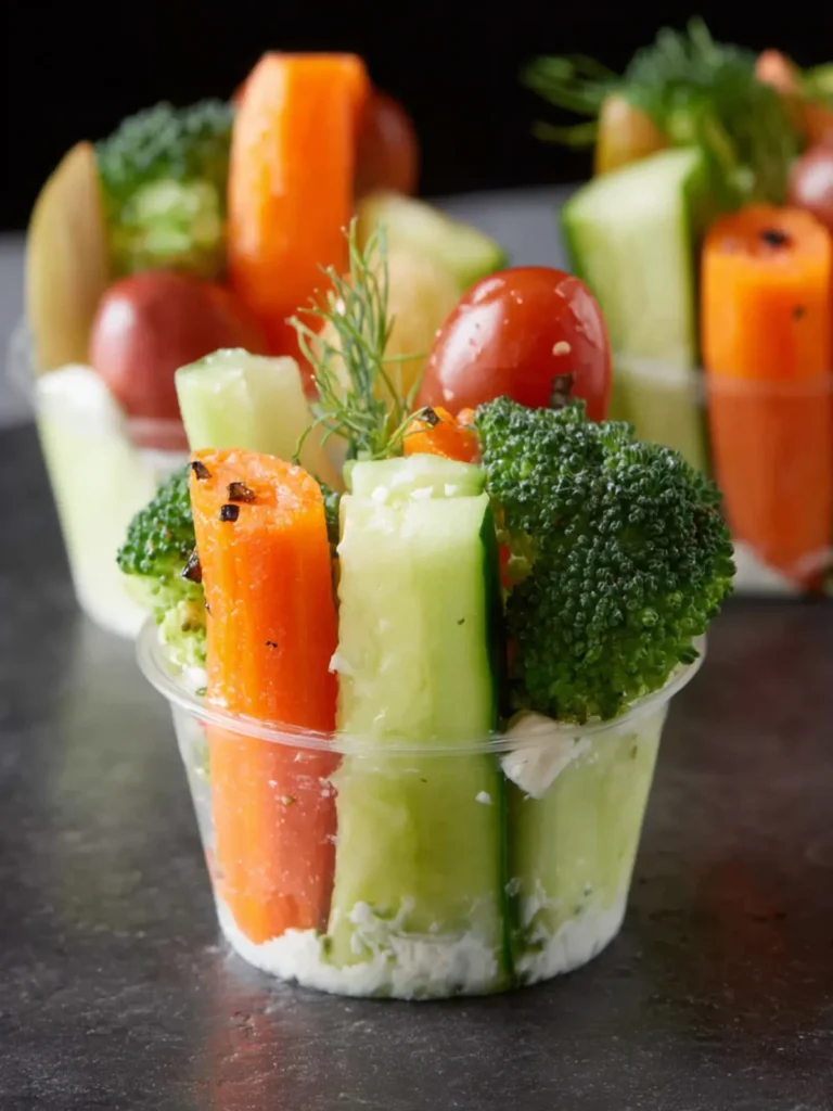 Mini Veggie Cups First Image