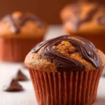 Nutella Pumpkin Muffins First Image