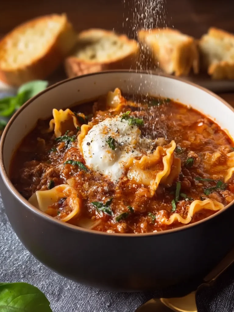 One-Pot Lasagna Soup First Image