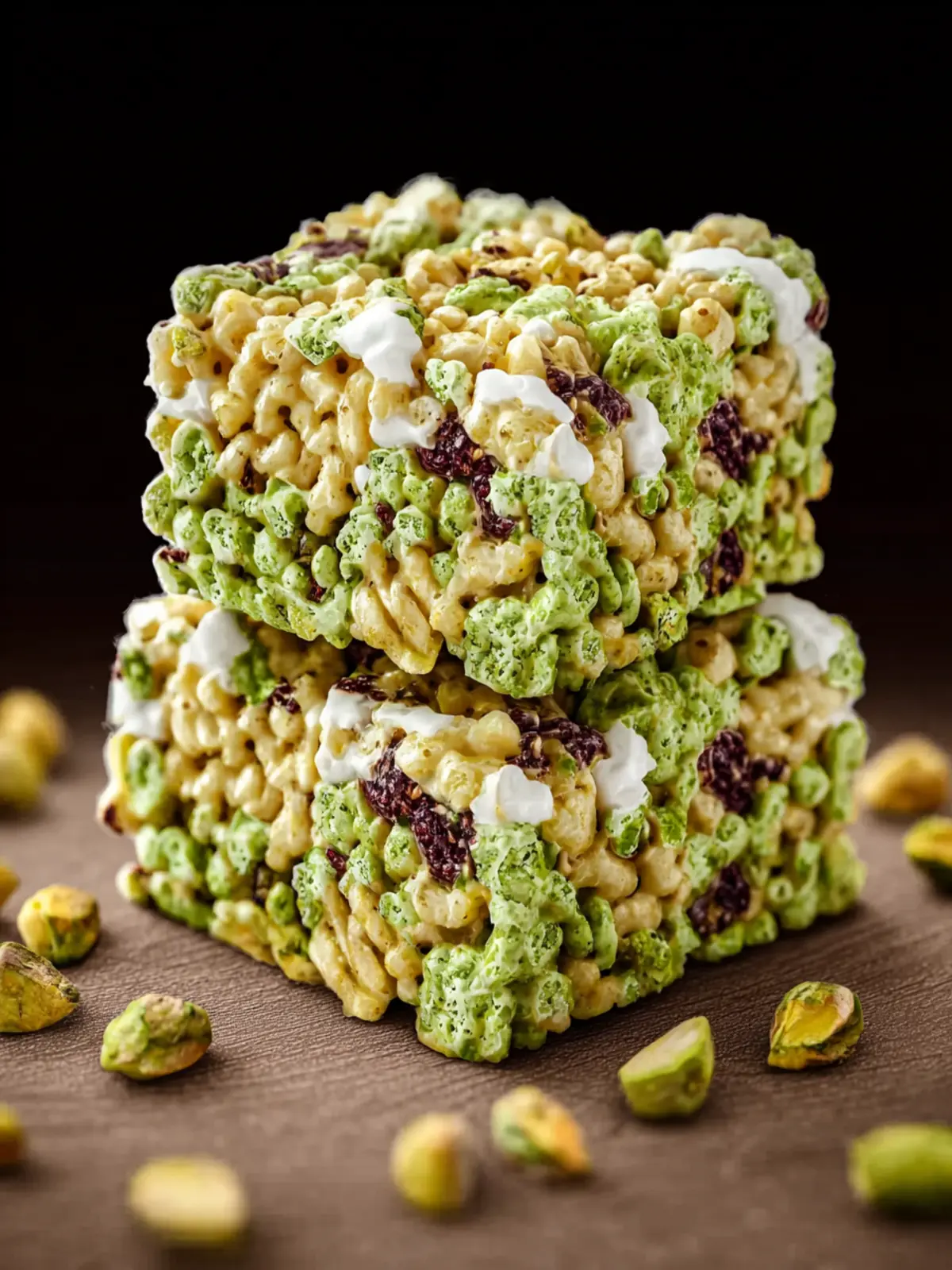 Pistachio Rice Krispie Treats First Image