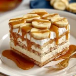 Salted Caramel Banana Ritz Icebox Cake First Image