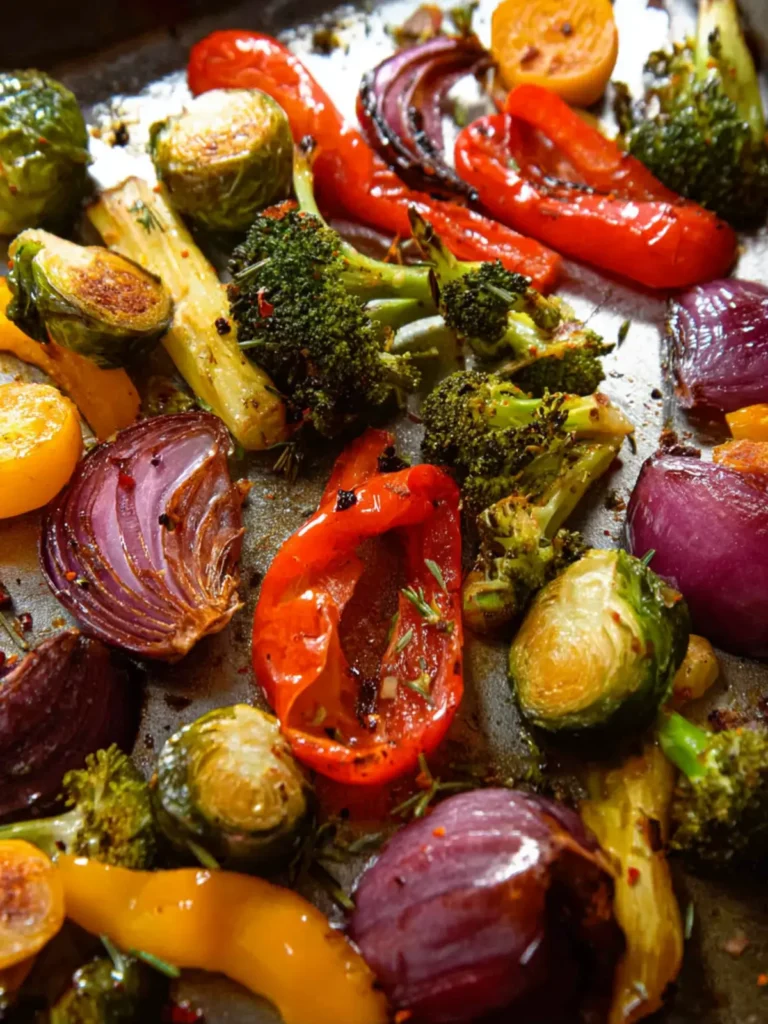 Sheet Pan Roasted Vegetables First Image