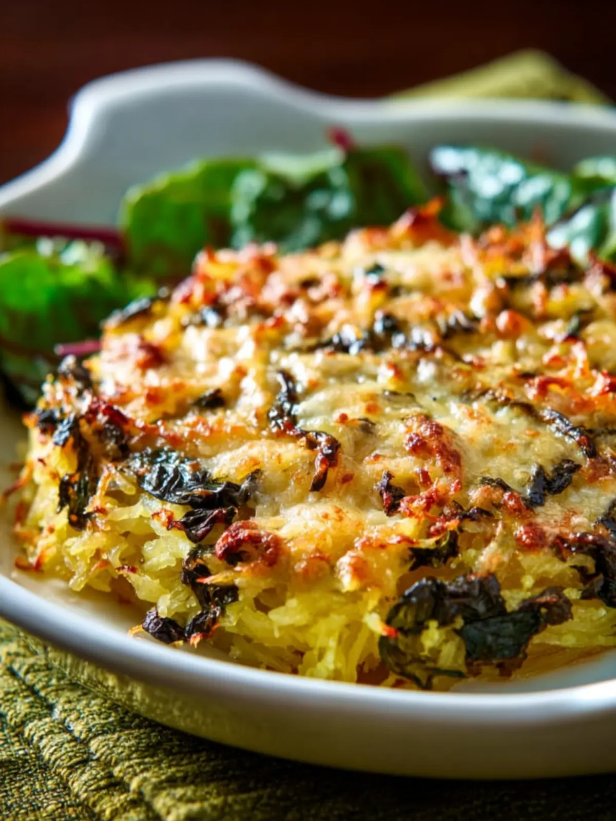 Spaghetti Squash au Gratin with Chard First Image