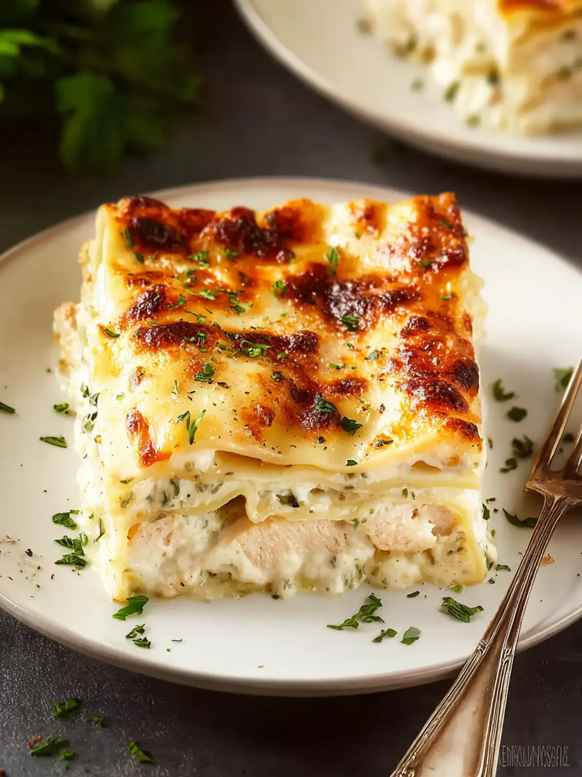 White Chicken Lasagna First Image