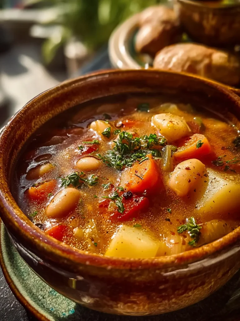 Hearty Potato Bean Soup First Image