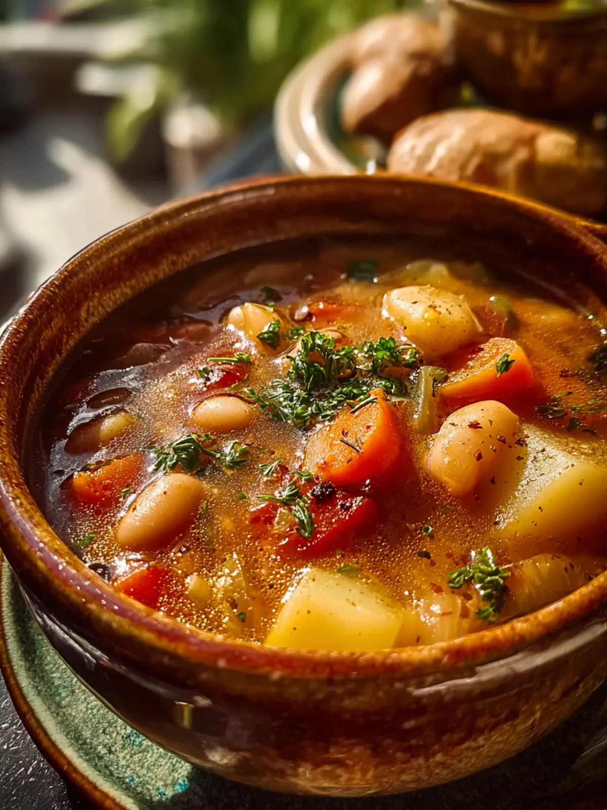 Hearty Potato Bean Soup First Image