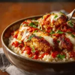 Easy Cottage Cheese Chicken Parm Bowl First Image