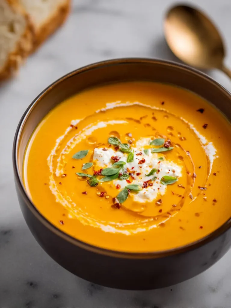 Creamy Carrot Soup First Image