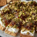 5 Minute Goat Cheese Dip with Fig Jam & Pistachios First Image