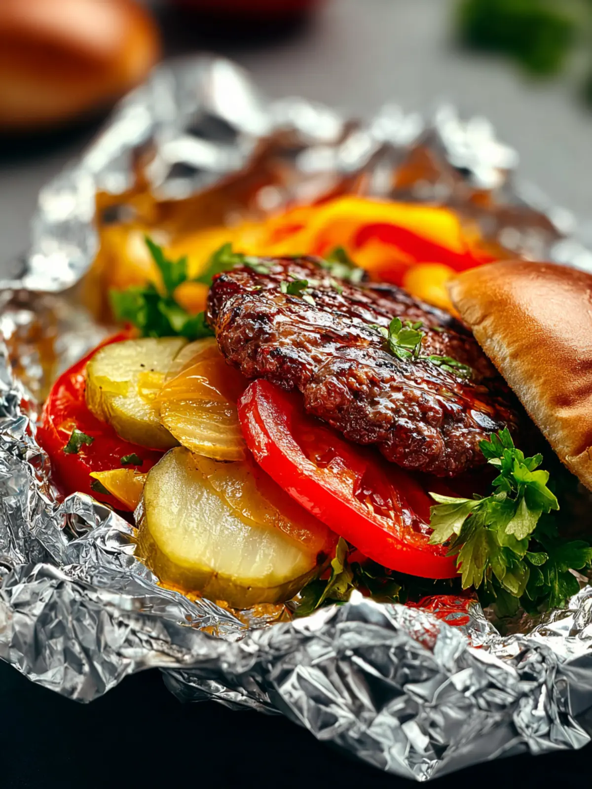 Burger Foil Packets First Image