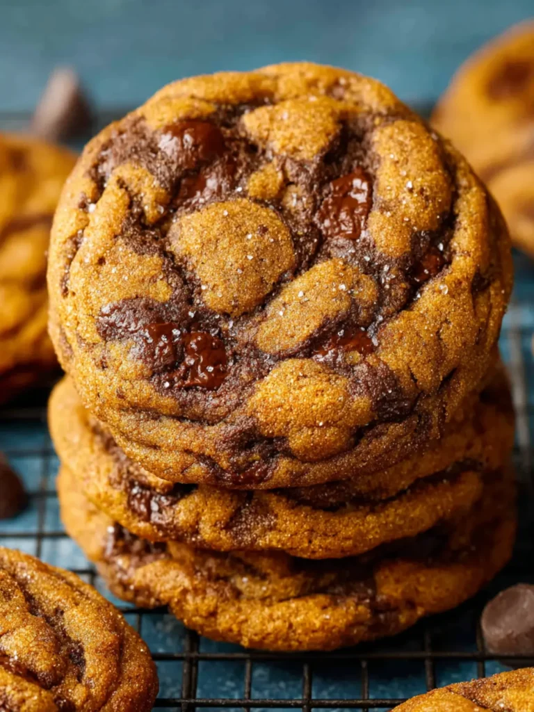 Chewy Pumpkin Chocolate Chip Cookies First Image