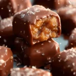 Chocolate Dipped Date Caramels First Image