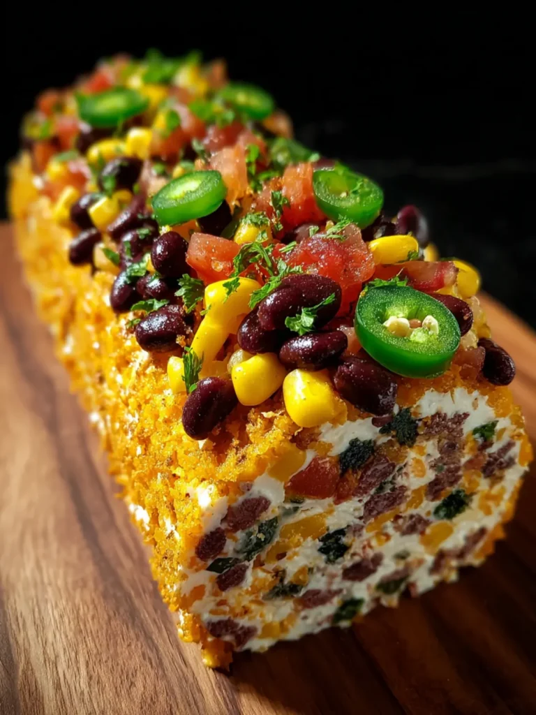 Cowboy Caviar Jalapeño Popper Cheese Log First Image