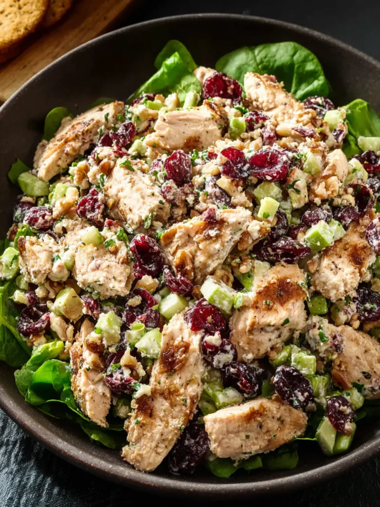 Cranberry Walnut Chicken Salad First Image