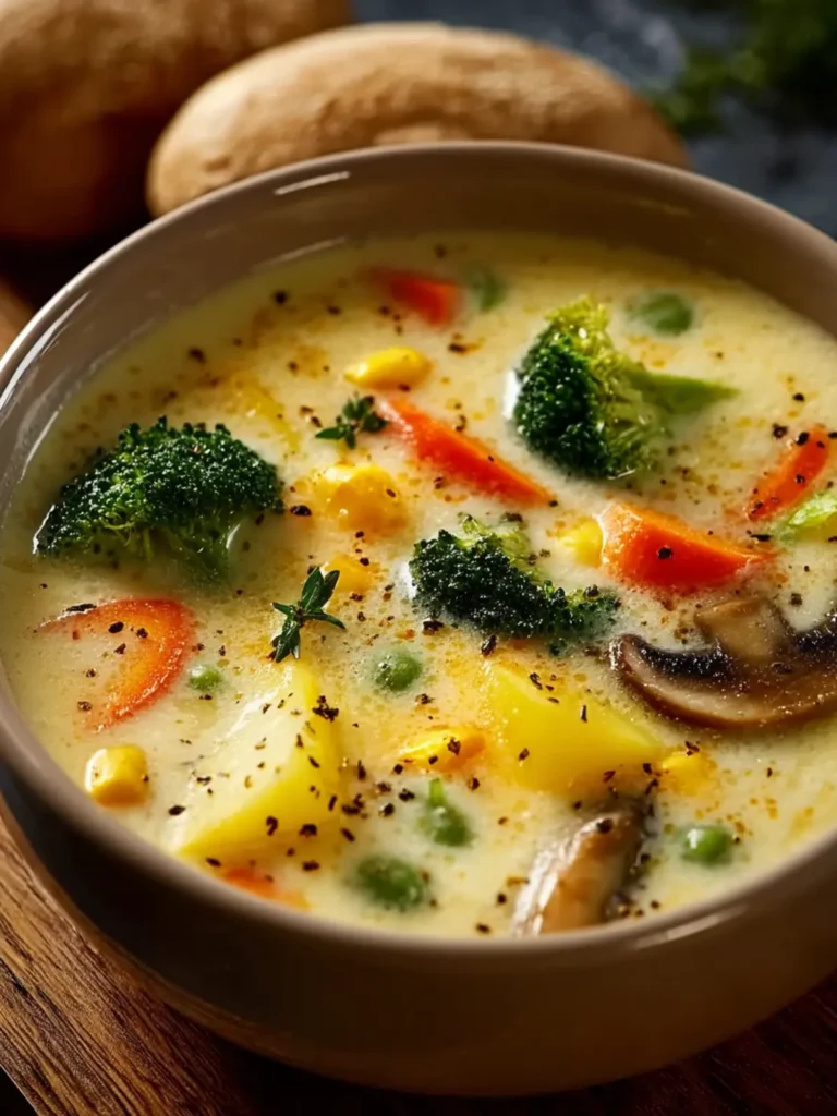 Creamy Vegetable Soup First Image