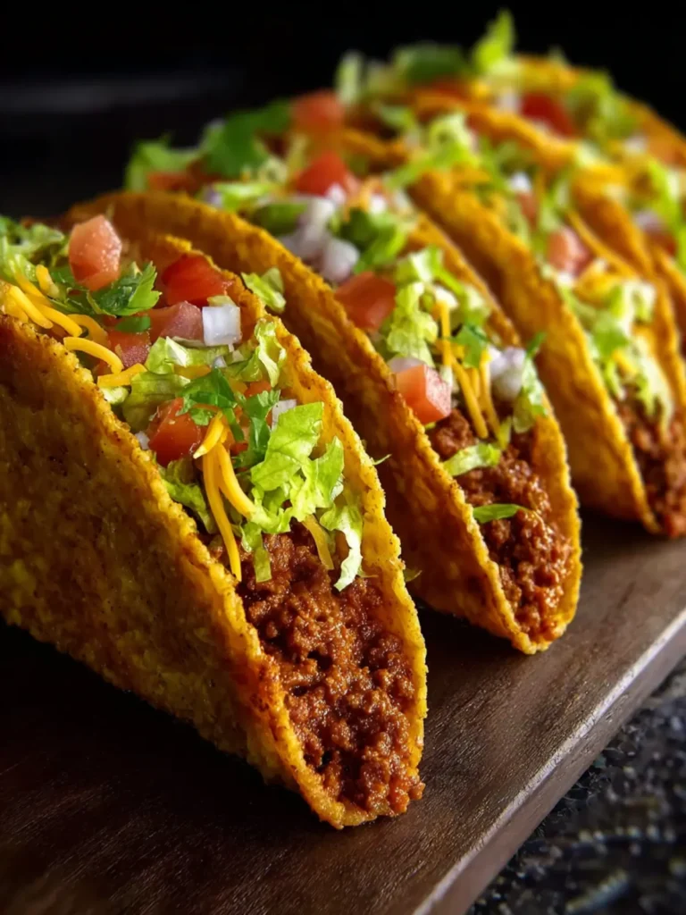 Crispy Ground Beef Tacos First Image