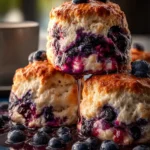 Delicious Blueberry Butter Swim Biscuits First Image