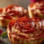 Easy Pizza Roses for Valentine’s Day First Image