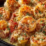Garlic Parmesan Shrimp Skillet First Image