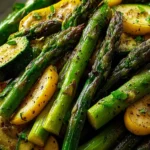 Garlic Roasted Asparagus Zucchini: A Flavorful Delight First Image